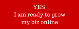 YES I am ready to make growing my biz my
